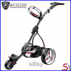 Motocaddy S1 Golf Trolley +18 Hole Lithium Battery +free £89.99 Accessory Pack