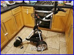 Motocaddy S1 PRO Electric Golf Trolley, 18 Hole Lithium Battery, brolley holder
