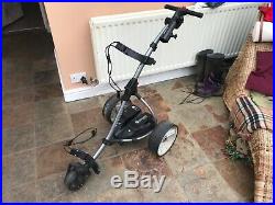 Motocaddy S1 motorised golf trolley with S series 18 hole lithium battery