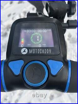 Motocaddy S3 Pro Electric Golf Trolley 18 Hole Lithium Battery & Umbrella Holder
