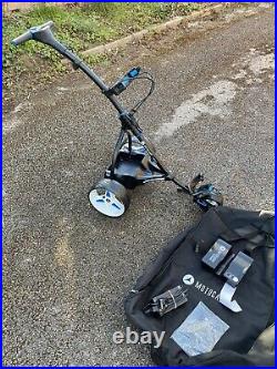 Motocaddy S3 Pro electric golf trolley with Lithium Battery Plus Extras
