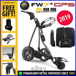NEW! 2019 PowaKaddy FW7s GPS/EBS Electric Trolley 18 Hole Lithium +FREE GIFT