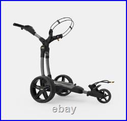 New 2023 Powakaddy Fx3 Gun Metal Electric Trolley With 18 Hole Lithium Battery