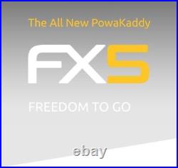 New Powakaddy Fx5 Electric Trolleywith 18 Hole Lithium Battery(gunmetal)