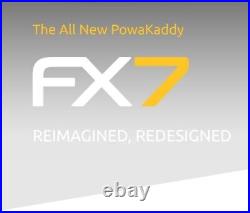 New Powakaddy Fx7 Electric Trolleywith 18 Hole Lithium Battery(gunmetal)