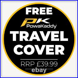 PowaKaddy 2022 FX7 GPS EBS Golf Trolley 18 Hole Lithium + FREE Cover