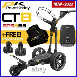PowaKaddy CT8 GPS/EBS Electric Golf Trolley 18 Hole Lithium NEW! 2022