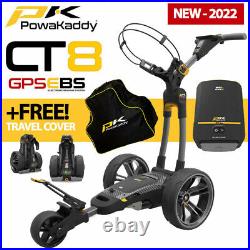 PowaKaddy CT8 GPS/EBS Electric Golf Trolley Extended Lithium NEW! 2022