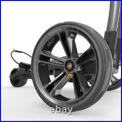 PowaKaddy CT8 GPS Gun Metal Electric Golf Trolley 18 Hole Lithium Battery