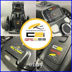 PowaKaddy Compact C2i GPS/EBS Electric Golf Trolley 36 Hole Lithium Battery