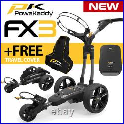 PowaKaddy FX3 Electric Golf Trolley 18 Hole Lithium +FREE BAG! NEW! 2023
