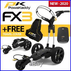 PowaKaddy FX3 White Electric Golf Trolley 18 Lithium NEW! 2020 +FREE BAG