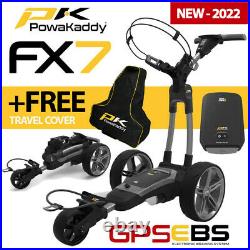 PowaKaddy FX7 GPS/EBS Electric Golf Trolley 18 Lithium NEW! 2022 +FREE BAG