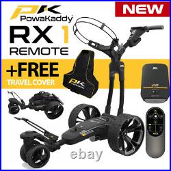 PowaKaddy RX1 Remote Electric Golf Trolley XL Plus Lithium +FREE BAG! NEW! 2023