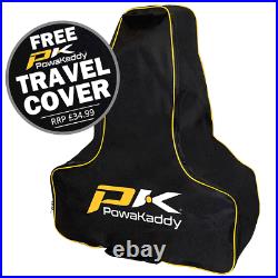 Powakaddy 2021 Fx7 Gps Ebs 18 Hole Lithium Golf Trolley +free Travel Cover