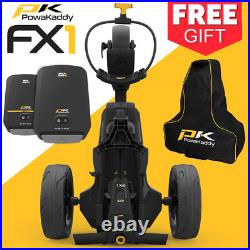 Powakaddy 2023 Fx1 36 Hole Lithium Electric Golf Trolley +free Travel Cover