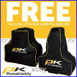 Powakaddy 2024 Ct6 Black Standard Lithium Electric Trolley +free Travel Cover