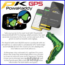 Powakaddy 2024 Ct6 Gps Standard Lithium Electric Trolley +free Scorecard Holder