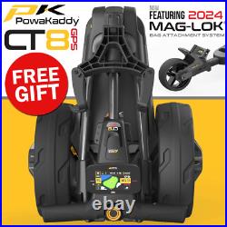 Powakaddy 2024 Ct8 Gps Standard Lithium Electric Golf Trolley +free Travel Cover