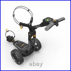 Powakaddy CT8 GPS Gun Metal Lithium 2023 Electric Golf Trolley + Free Gift