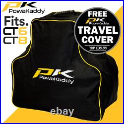Powakaddy Ct6 Ebs 36 Hole Lithium Battery Golf Trolley +free £189.99 Golf Bag