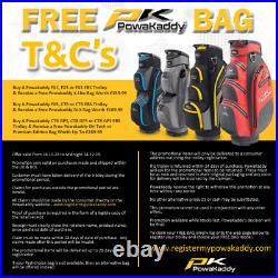 Powakaddy Ct6 Gps 36 Hole Lithium Golf Trolley +free £289.99 Golf Bag