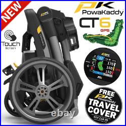 Powakaddy Ct6 Gps 36 Hole Lithium Golf Trolley +free £289.99 Golf Bag