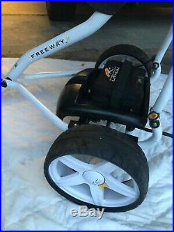 Powakaddy Electric golf trolley + lithium battery with pro dry bag