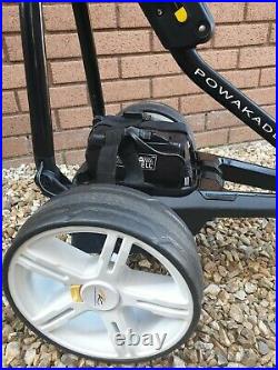 Powakaddy FW3 electric Golf Trolley, Superb, 18-27 hole Lithium battery, charger