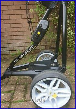 Powakaddy FW3 electric Golf Trolley, Superb, 18 hole Lithium battery, charger