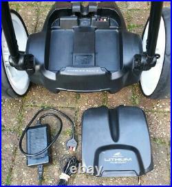 Powakaddy FW3 electric Golf Trolley, Superb, 18 hole Lithium battery & charger