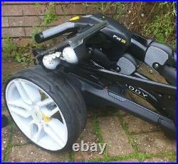 Powakaddy FW3 electric Golf Trolley, Superb, 18 hole Lithium battery, charger
