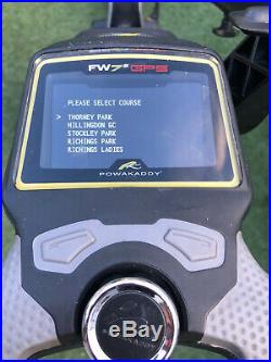 Powakaddy FW7s GPS Golf Trolley 36 Hole XL Lithium