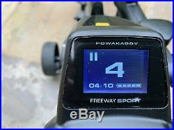 Powakaddy Freeway Sport golf trolley with Lithium battery
