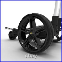 Powakaddy Fx3 White Extended Lithium Electric Golf Trolley +free Travel Cover