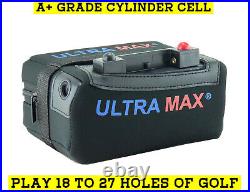 Powakaddy Replacement Universal 18/27 Hole Lithium Golf Battery +case & Charger