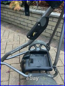 Powakaddy sport electric golf trolley complete with lithium battery and charger