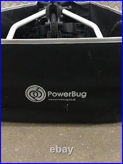 Powerbug Pro Tour Lithium Powered Electric Golf Trolley In White