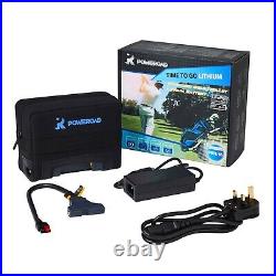 Poweroad 18 Hole LiFePO4 Lithium Golf Trolley 16ah Battery, Charger Cable & Bag