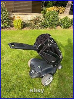Stewart F1 golf trolley with re-celled battery