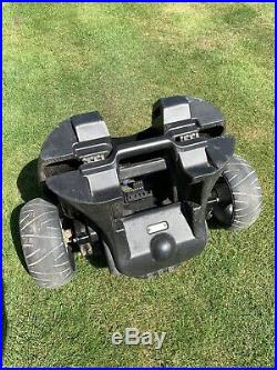 Stewart Golf F1-Lithium Black Remote Control Electric Golf Trolley, + Golf Bag