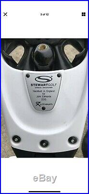 Stewart Golf trolley X7 with spare wheels & 36 Hole Lithium Battery +18 Hole