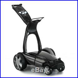 Stewart X9 Follow Electric Golf Push Cart Lithium Golf Trolley Black, New