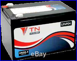 TN Power 12Ah 12V Lithium Battery Suitable for Mobility Scooters & Golf Trolley