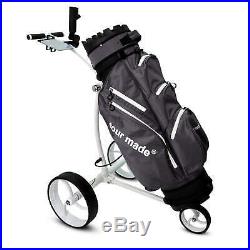 Tour Made RT-650S PRO Lithium Elektro Golftrolley Weiss Modell 2020