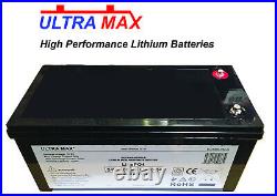 ULTRAMAX 24V 100AH LiFePO4 LITHIUM IRON PHOSPHATE BATTERY FOR GOLF TROLLEYS