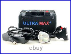 Ultramax 12v 22ah Lithium Battery 36 Hole Superior Power And Perf Golf Trolley