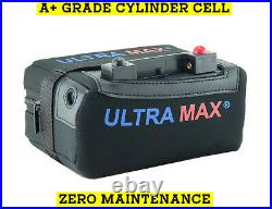 Ultramax 18 Hole Lithium Golf Trolley Battery Fits Mocad-hillbilly 12v 18ah